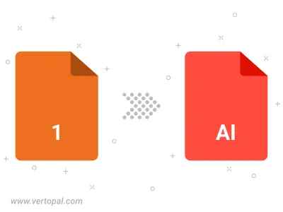 1 in AI konvertieren