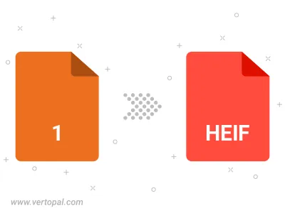 Convert 1 to HEIF