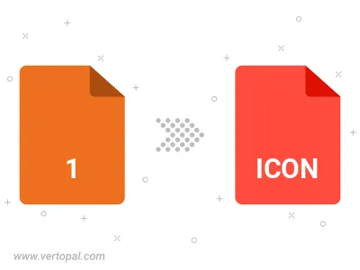 Convert 1 to ICON