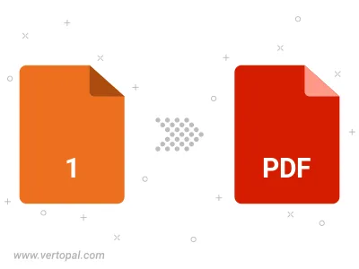 1 in PDF konvertieren