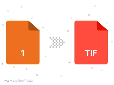1 in TIF konvertieren