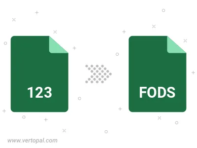 Convert 123 SPREADSHEET to FODS Convert 123 SPREADSHEET to FODS