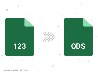Convert 123 SPREADSHEET to ODS Convert 123 SPREADSHEET to ODS