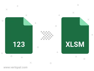 Convert 123 SPREADSHEET to XLSM Convert 123 SPREADSHEET to XLSM