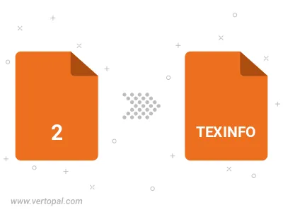 Convert 2 to TEXINFO Convert 2 to TEXINFO