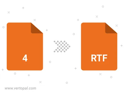 4 in RTF konvertieren