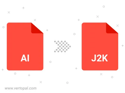 Convert AI to J2K