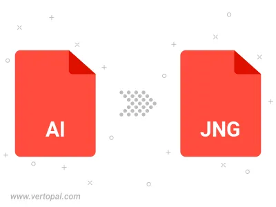 Convert AI to JNG