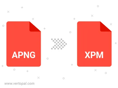 Convert APNG to XPM