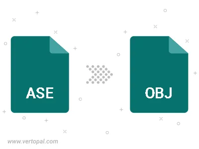 Convert ASE to OBJ