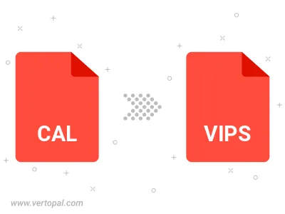 Convert CAL to VIPS
