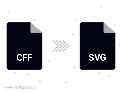 Convert CFF to SVG FONT