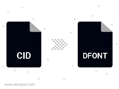 Convert CID to DFONT