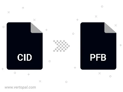 Convert CID to PFB