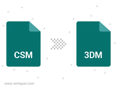 Convert CSM to 3DM