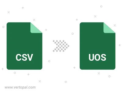 CSV in UOS konvertieren