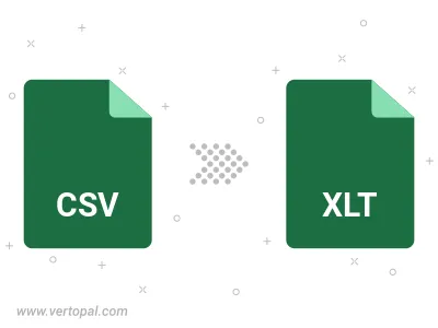 Convert CSV to XLT