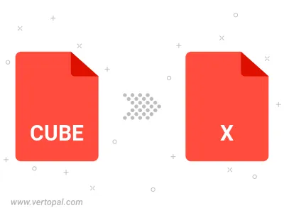 CUBE in X AVS konvertieren