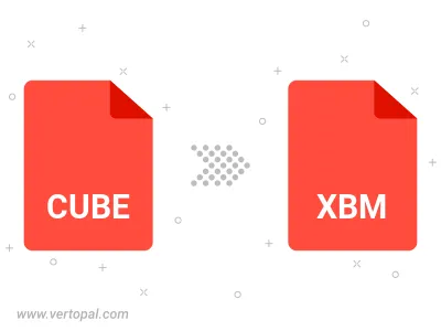 CUBE in XBM konvertieren CUBE in XBM konvertieren
