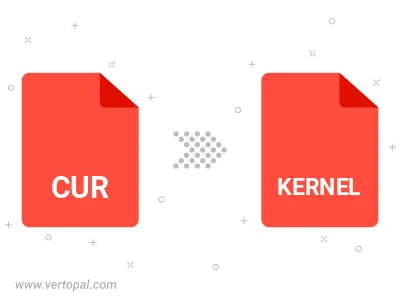 Convert CUR to KERNEL Convert CUR to KERNEL