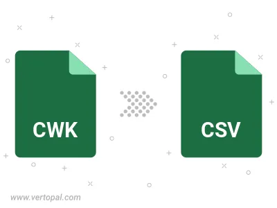 Convert CWK SPREADSHEET to CSV