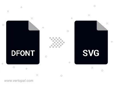 Convert DFONT to SVG FONT