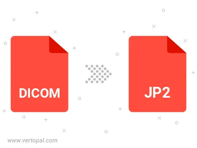 Convert DICOM to JP2