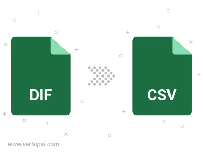 DIF in CSV konvertieren