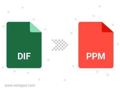 Convert DIF to PPM
