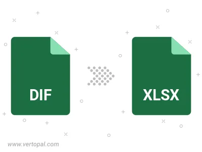 Convert DIF to XLSX