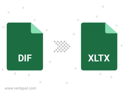 DIF in XLTX konvertieren DIF in XLTX konvertieren