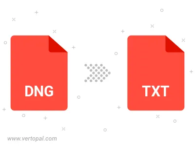 Convert DNG to TXT UILTABLE