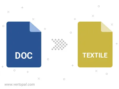 Convert DOC to TEXTILE
