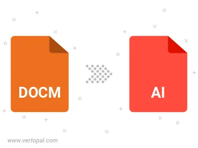 Convert DOCM to AI