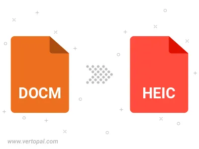 Convert DOCM to HEIC