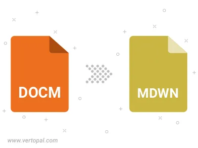 Convert DOCM to MDWN Convert DOCM to MDWN