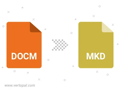 Convert DOCM to MKD