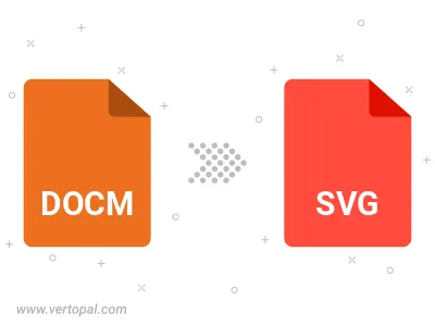 Convert DOCM to SVG