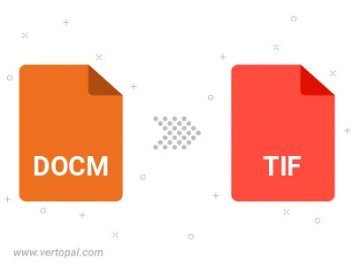 Convert DOCM to TIF
