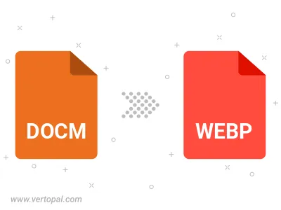 Convert DOCM to WEBP