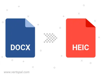 Convert DOCX to HEIC