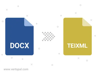 DOCX in TEIXML konvertieren DOCX in TEIXML konvertieren