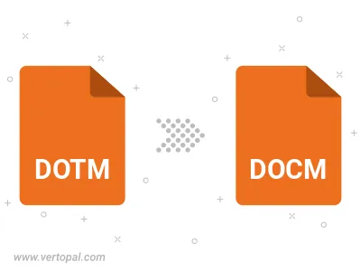 Convert DOTM to DOCM