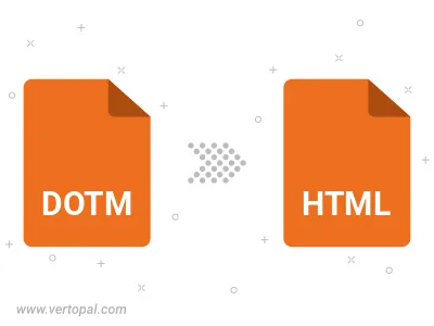Convert DOTM to HTML