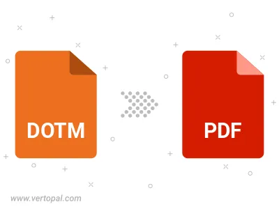 Convert DOTM to PDF Convert DOTM to PDF
