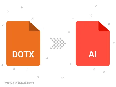 Convert DOTX to AI