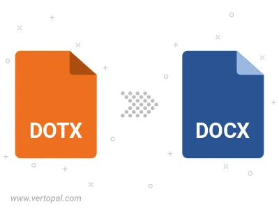 Convert DOTX to DOCX