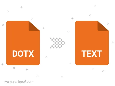 Convert DOTX to TEXT HADDOCK