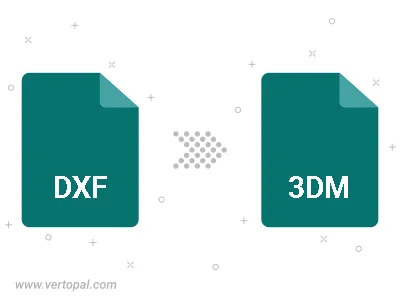 DXF in 3DM konvertieren