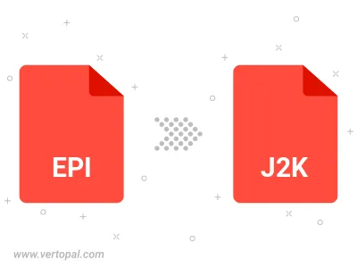 Convert EPI to J2K